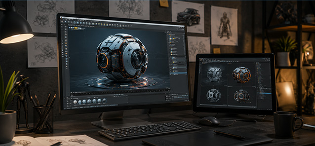 Professional 3D design and animation services by PixelPro